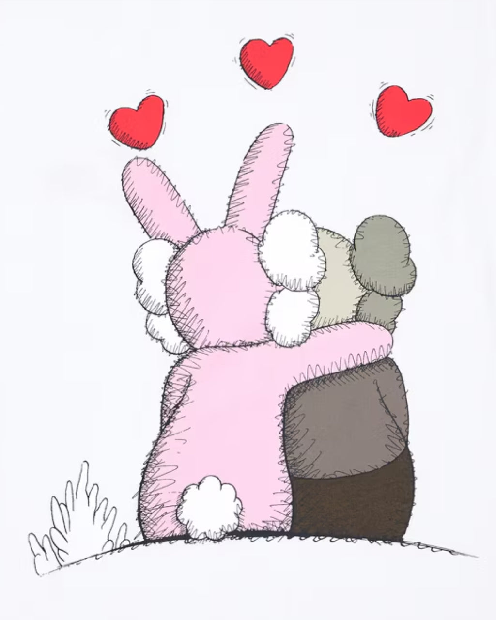 Kaws + Warhol Uniqlo T-Shirt KISSES