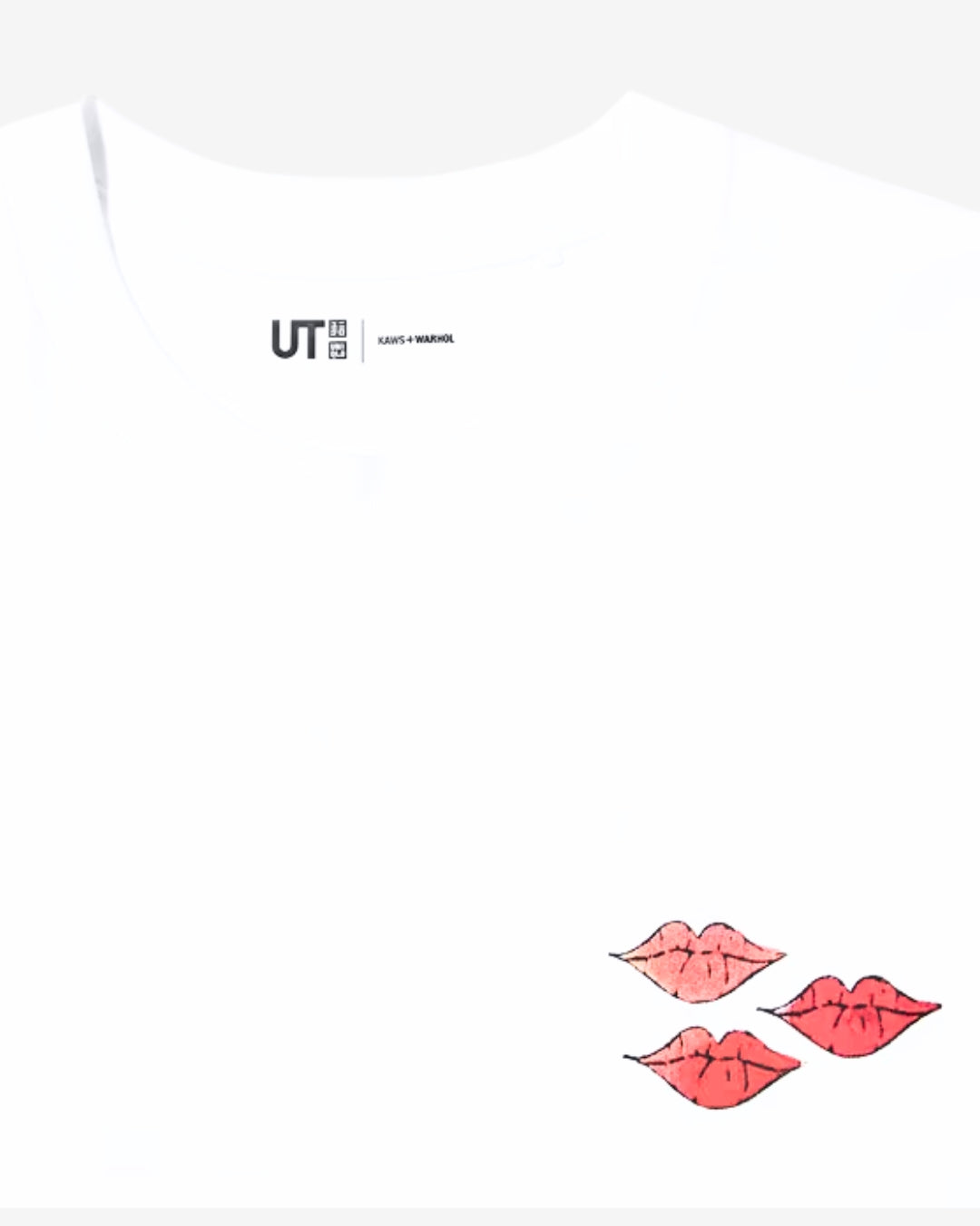 Kaws + Warhol Uniqlo T-Shirt KISSES