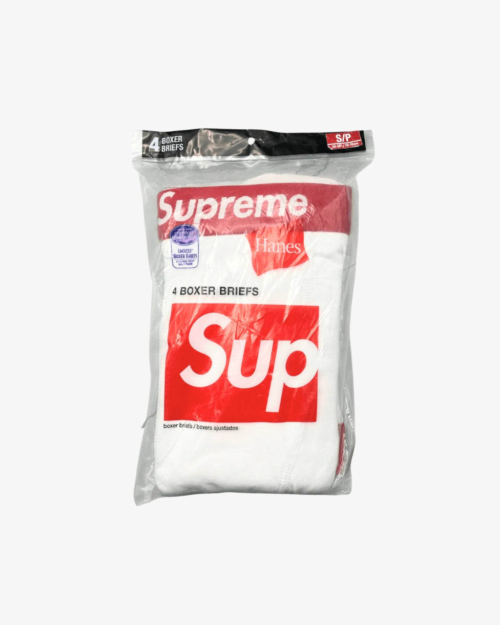 Supreme x Hanes White Boxers (Set of 4)