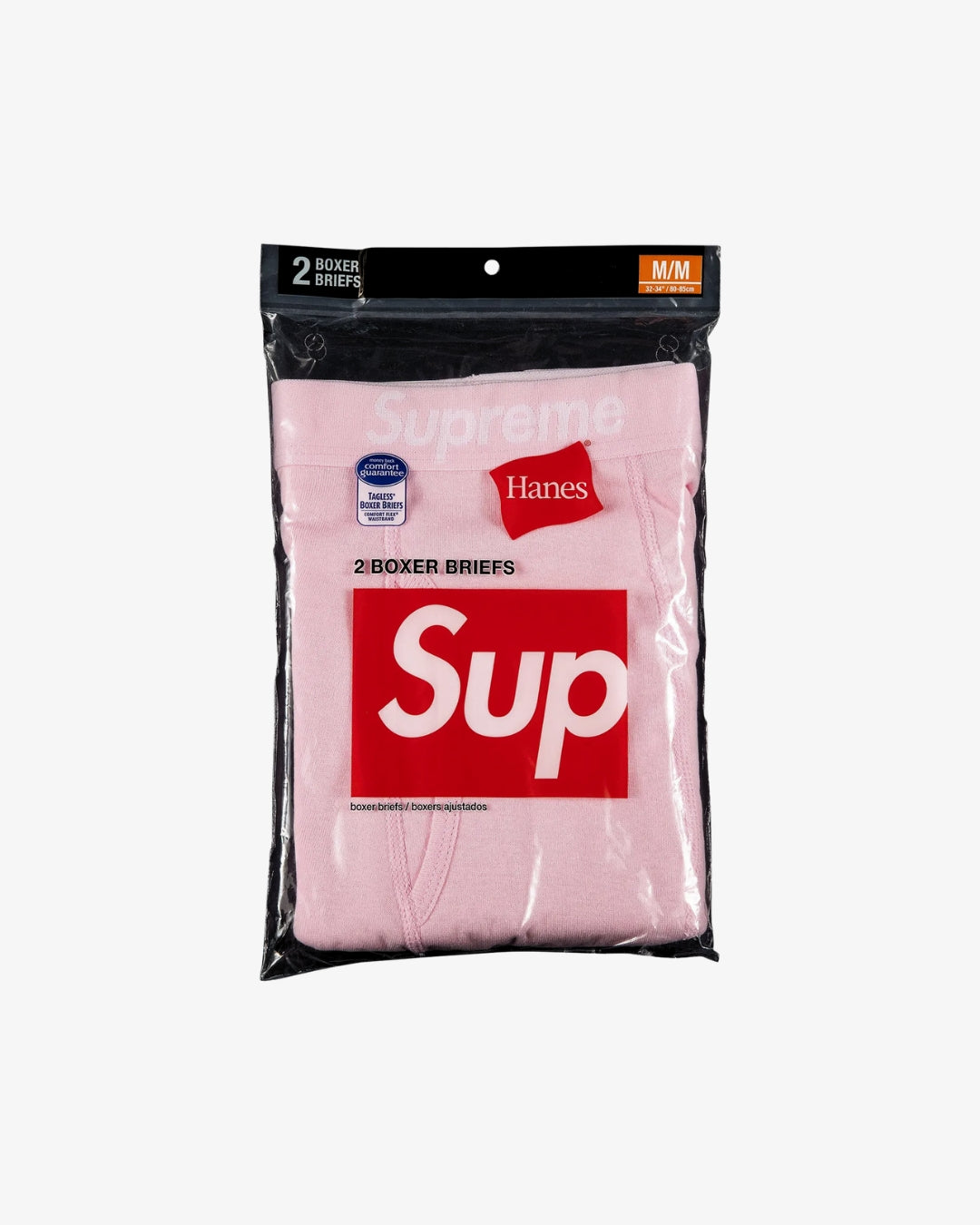 Supreme x Hanes Boxer Briefs (2 Pack) 'Pink'