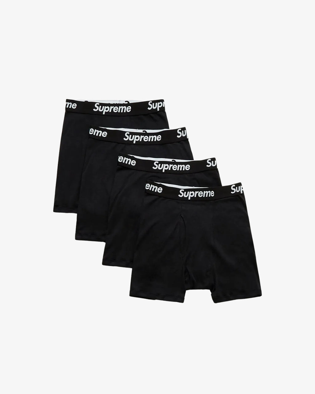 Supreme x Hanes Boxer Briefs (4 pack) black