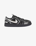 Air Jordan 1 Low Method of Make 'Black/White/Anthracite/Metallic Silver'