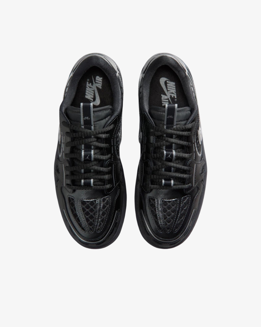 Air Jordan 1 Low Method of Make 'Black/White/Anthracite/Metallic Silver'