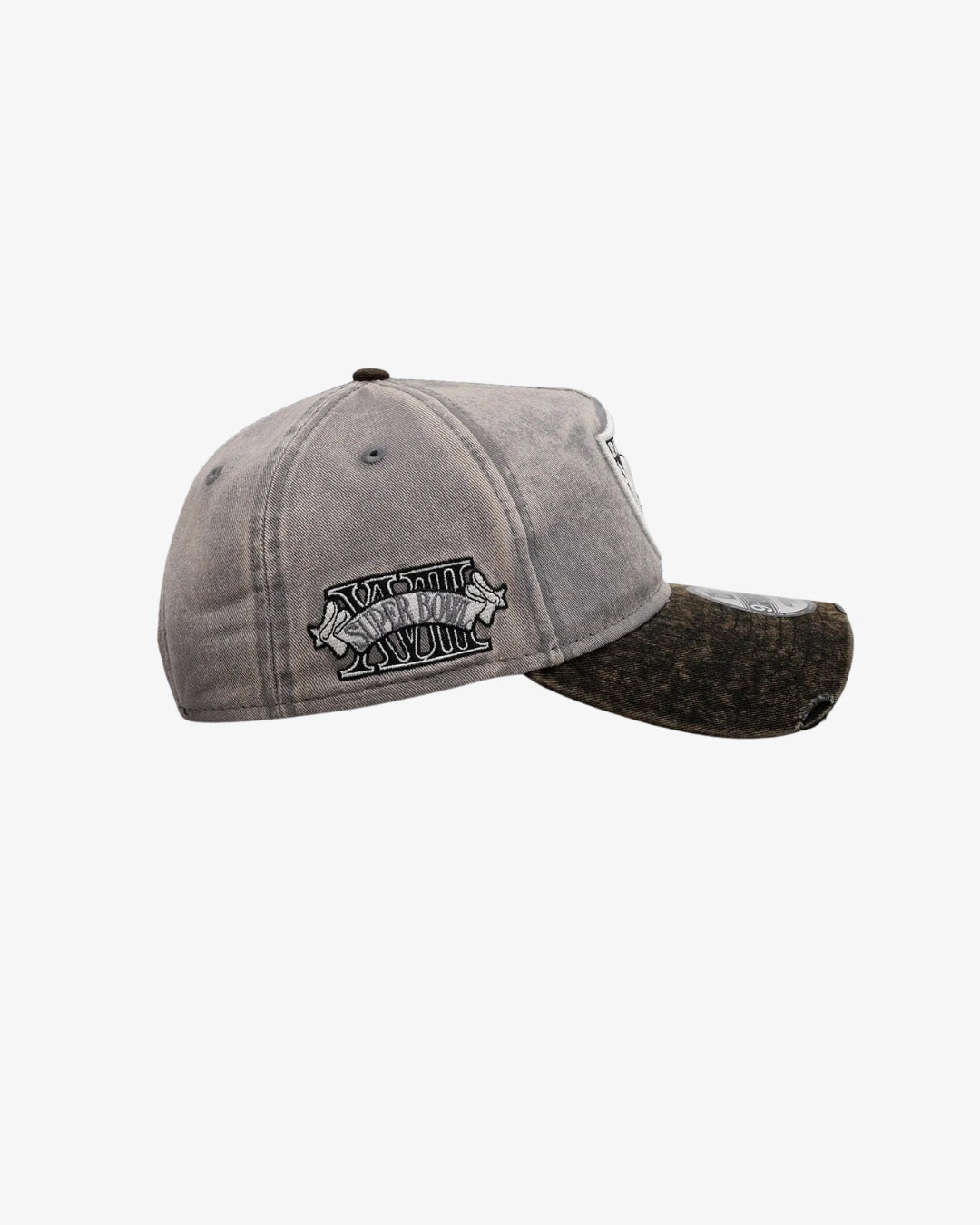 New Era Las Vegas Raiders 'Washed Storm Gray' 9FORTY A-Frame Snapback Gray