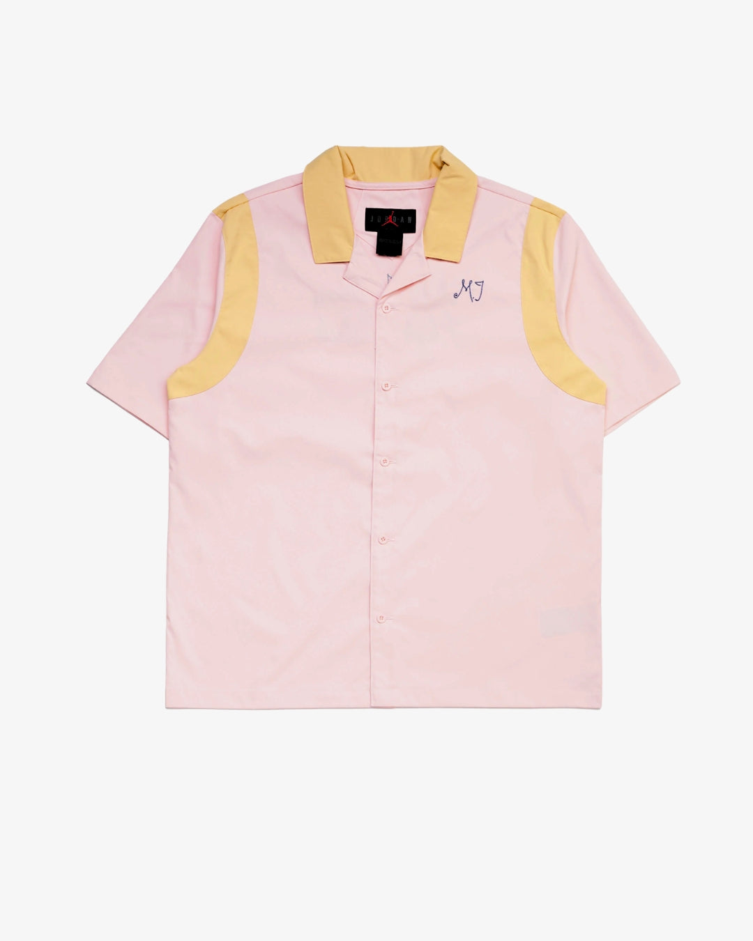 Jordan Flight Club Pink Boxy Short Sleeve Button Up Shirt