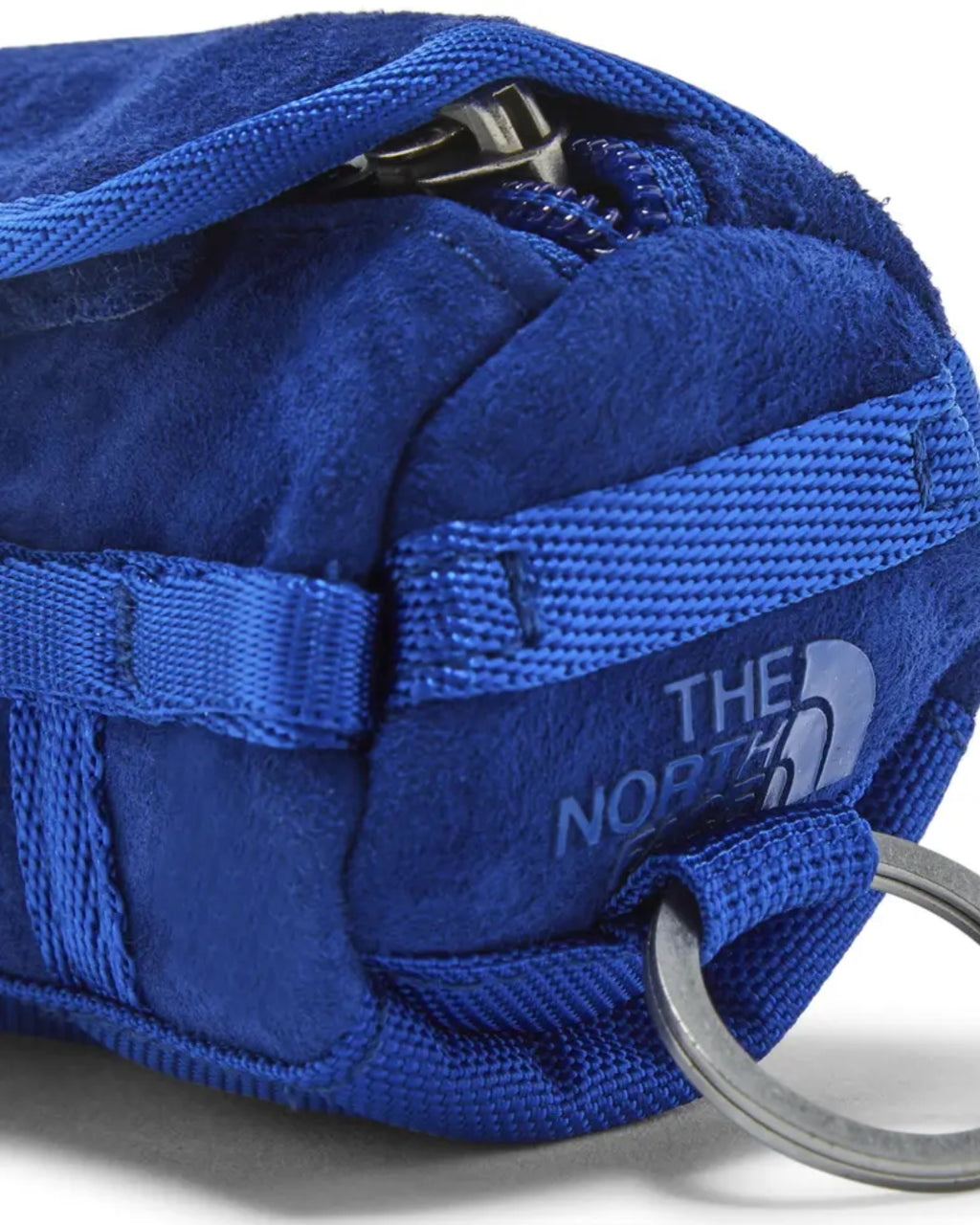 Supreme x The North Face Suede Base Camp Duffle Keychain 'Blue'