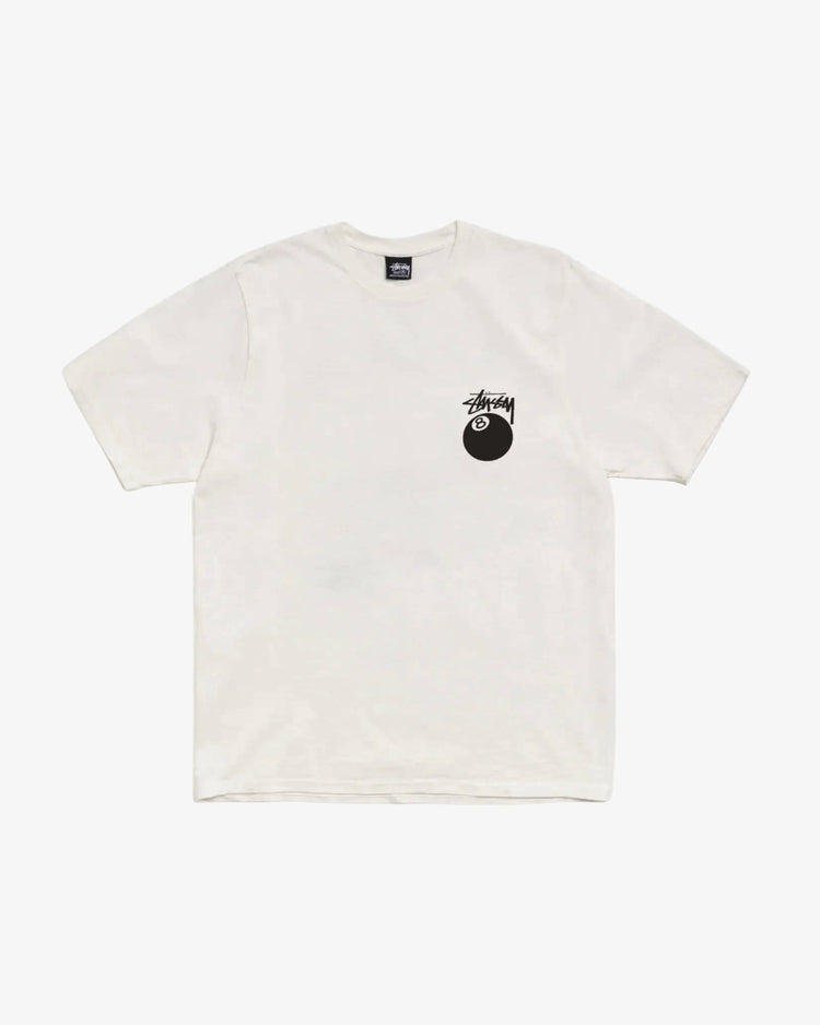 Stussy T-shirt 8 Ball White