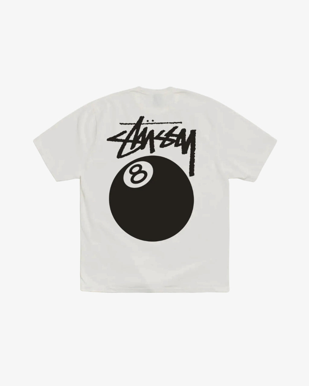 Stussy T-shirt 8 Ball White