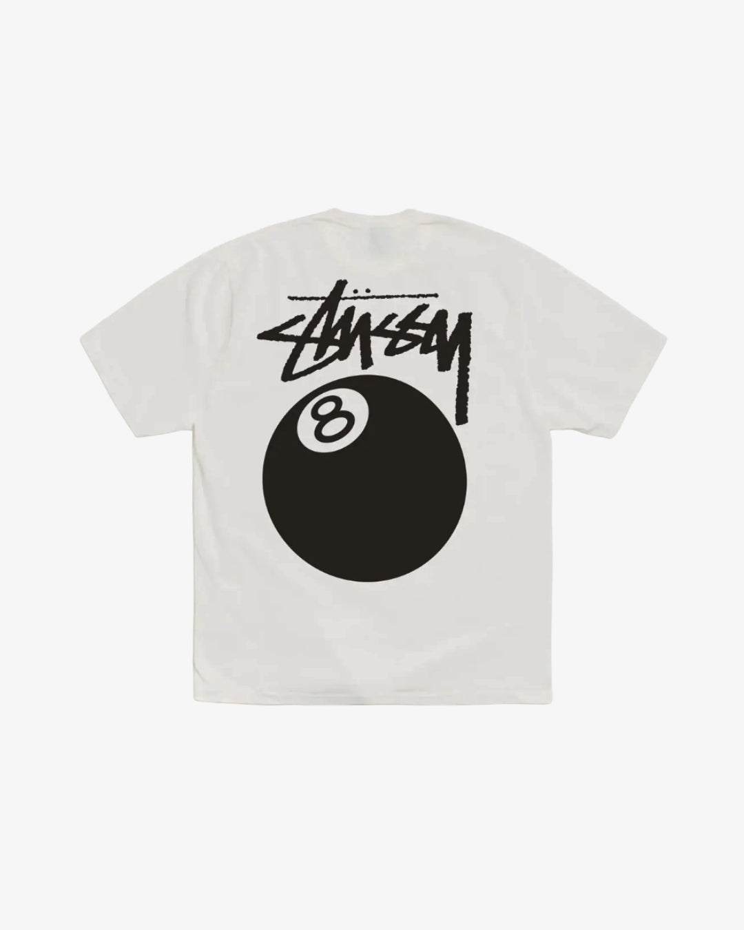 Stussy T-shirt 8 Ball White