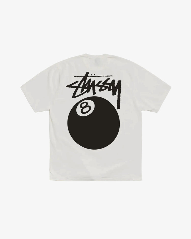 Stussy T-shirt 8 Ball White