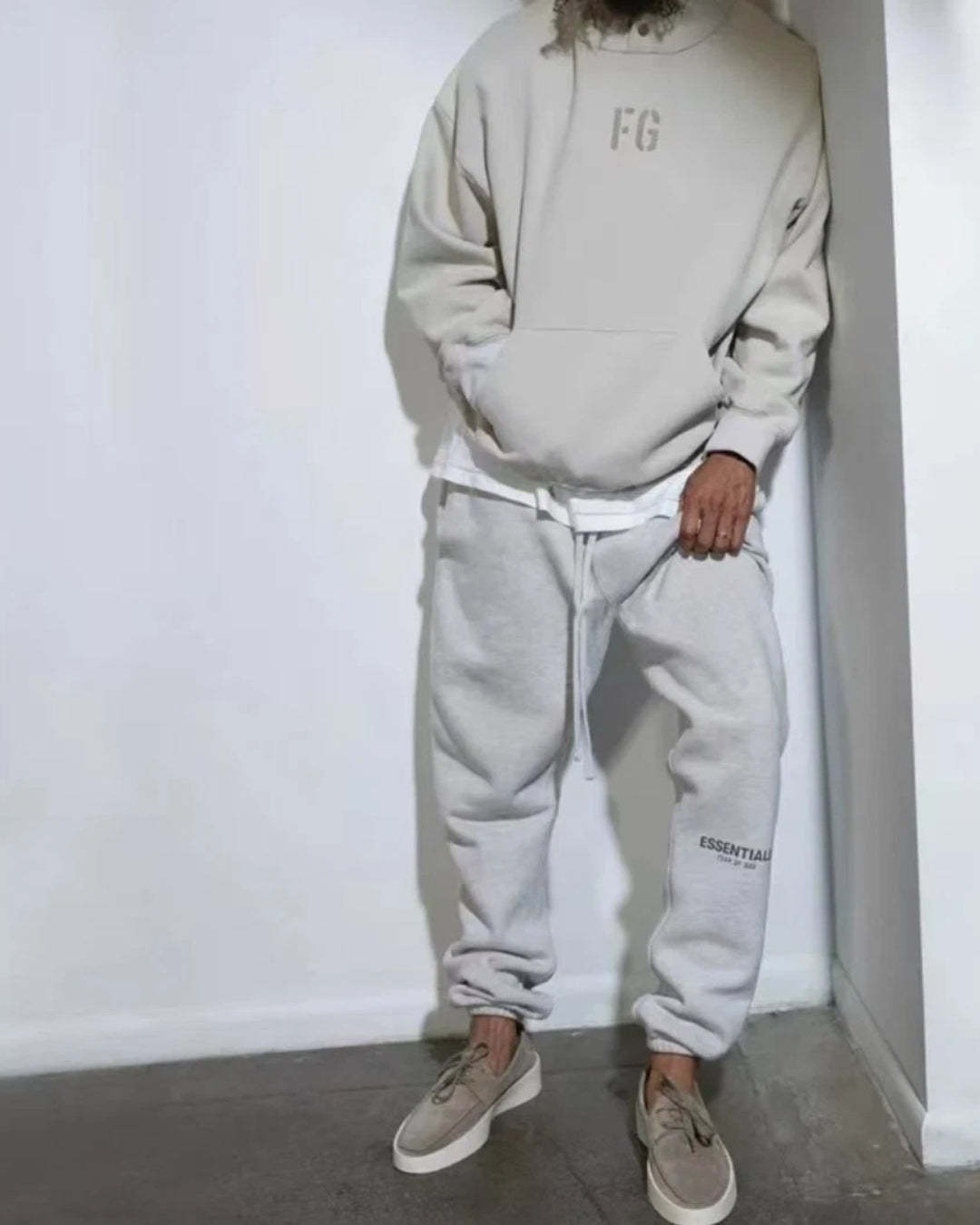 Sweatpants Essentials 'Light Oatmeal' SS22