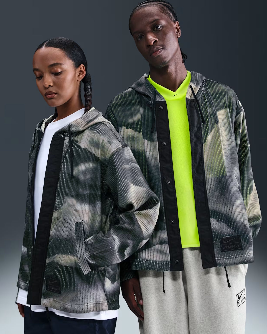 Nike x Stussy Ghillie All-Over Print Hoodie "Multi"