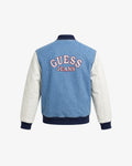 GUESS Denim Letterman Jacket