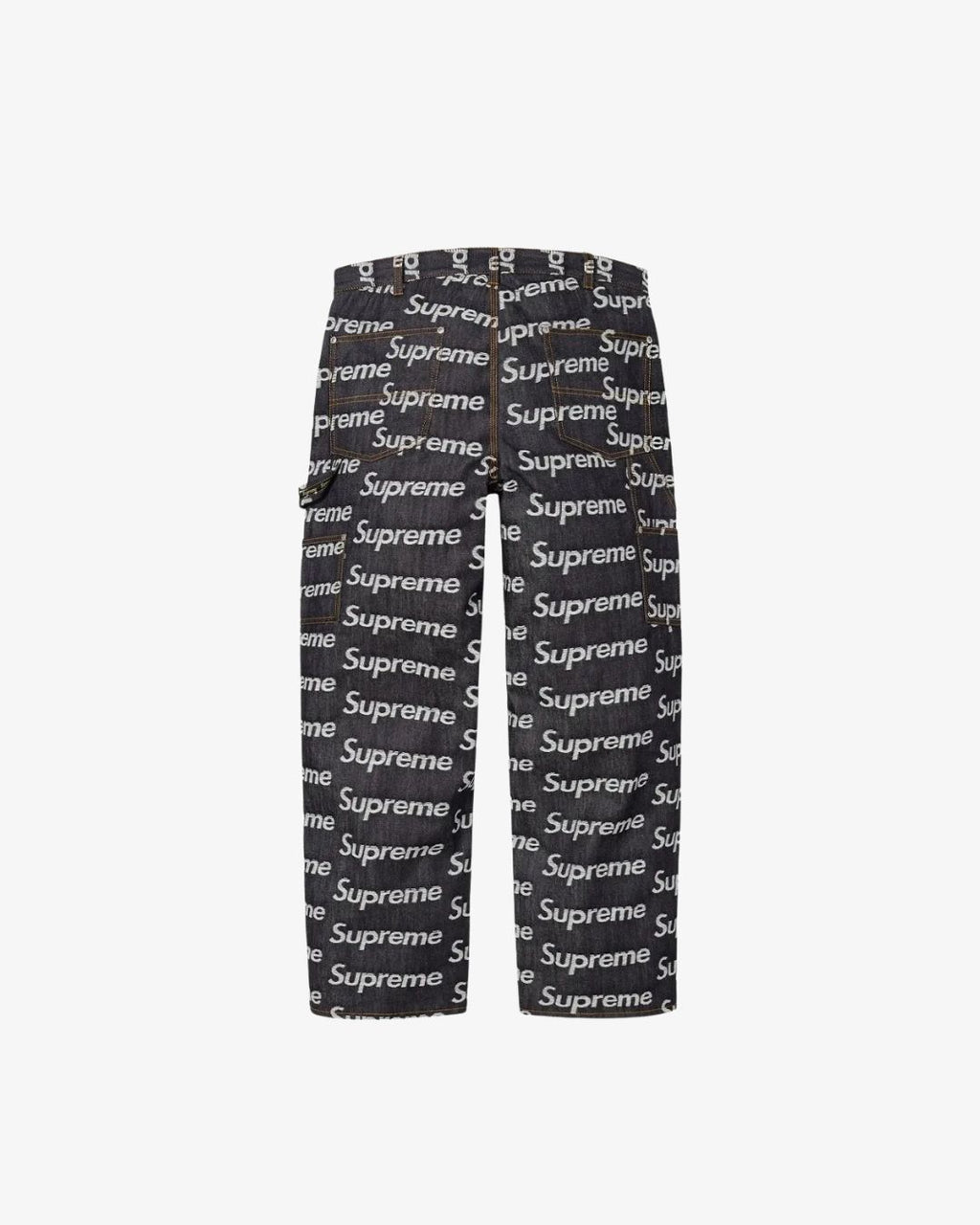 Supreme Script Jacquard Double Knee Denim Painter Pant