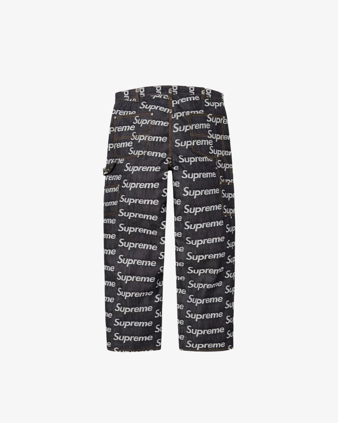 Supreme Script Jacquard Double Knee Denim Painter Pant