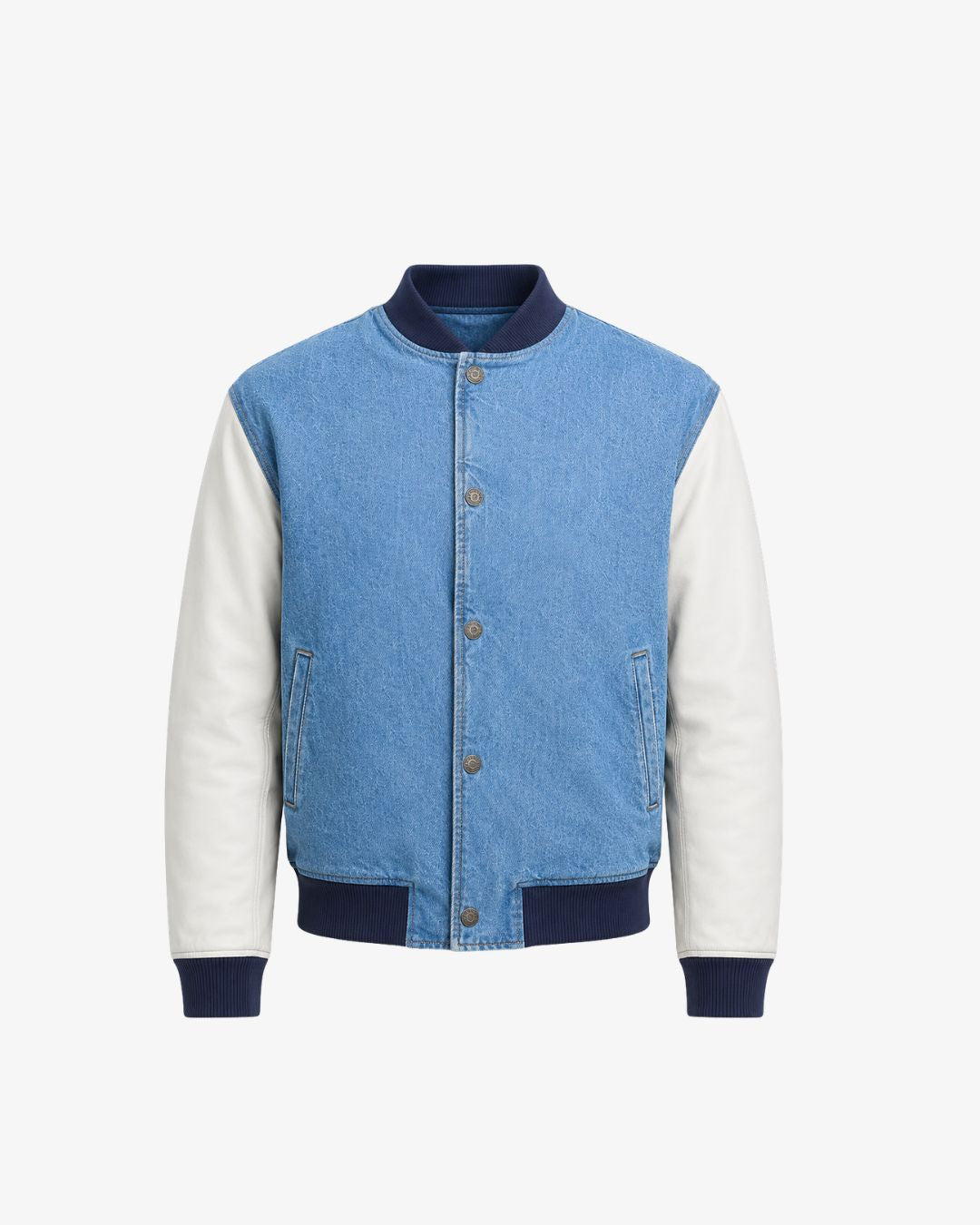 GUESS Denim Letterman Jacket