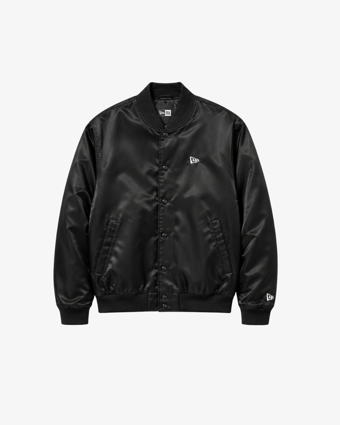 New Era Satin Bomber Jacket ‘Black’