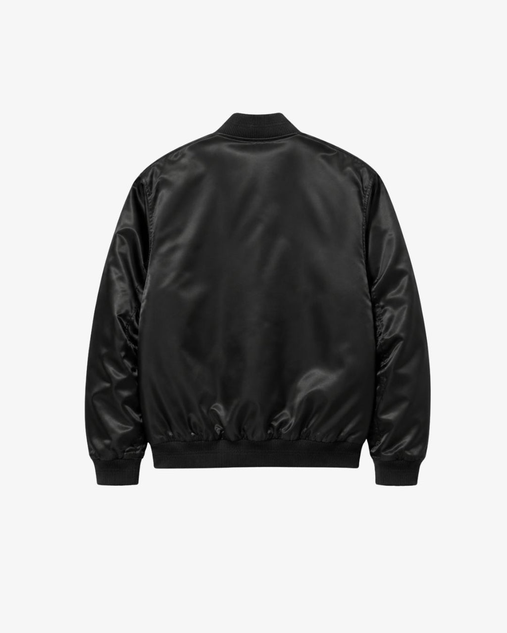 New Era Satin Bomber Jacket ‘Black’