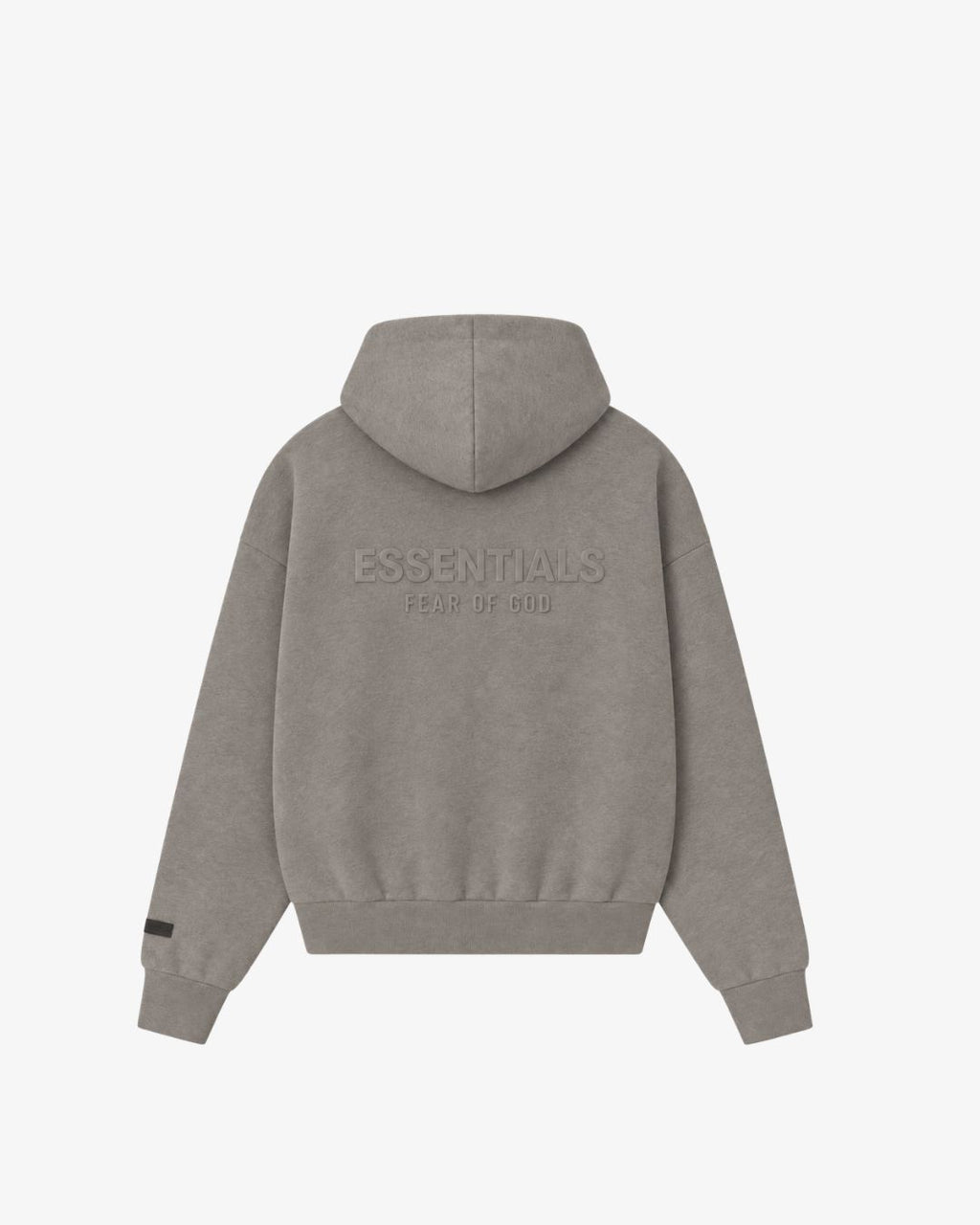 Fear of God Essentials Classic Fleece Zip-Up Hoodie – Heather Gray