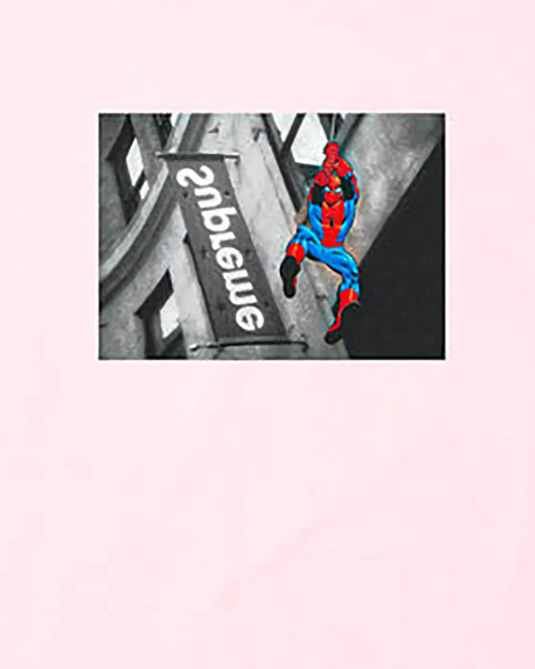 T-shirt Supreme Spider-Man Pink