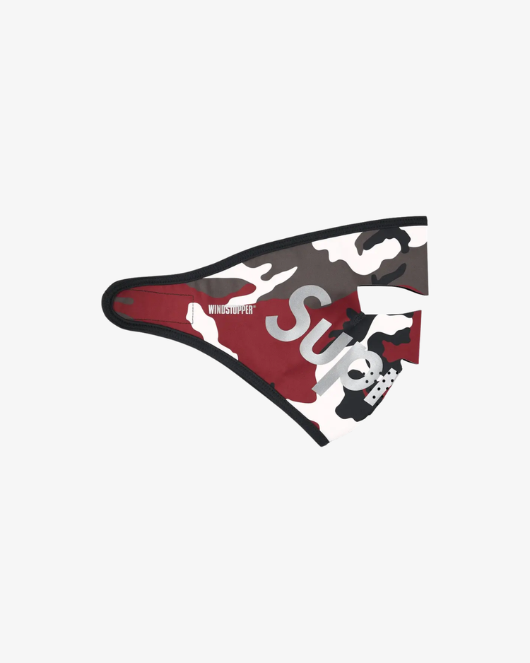 Supreme WINDSTOPPER Facemask – Red Camo