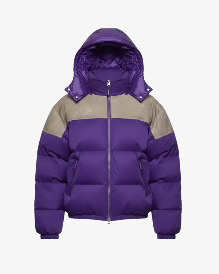 Marty Supreme Timothée Chalamet Puffer Jacket – Purple