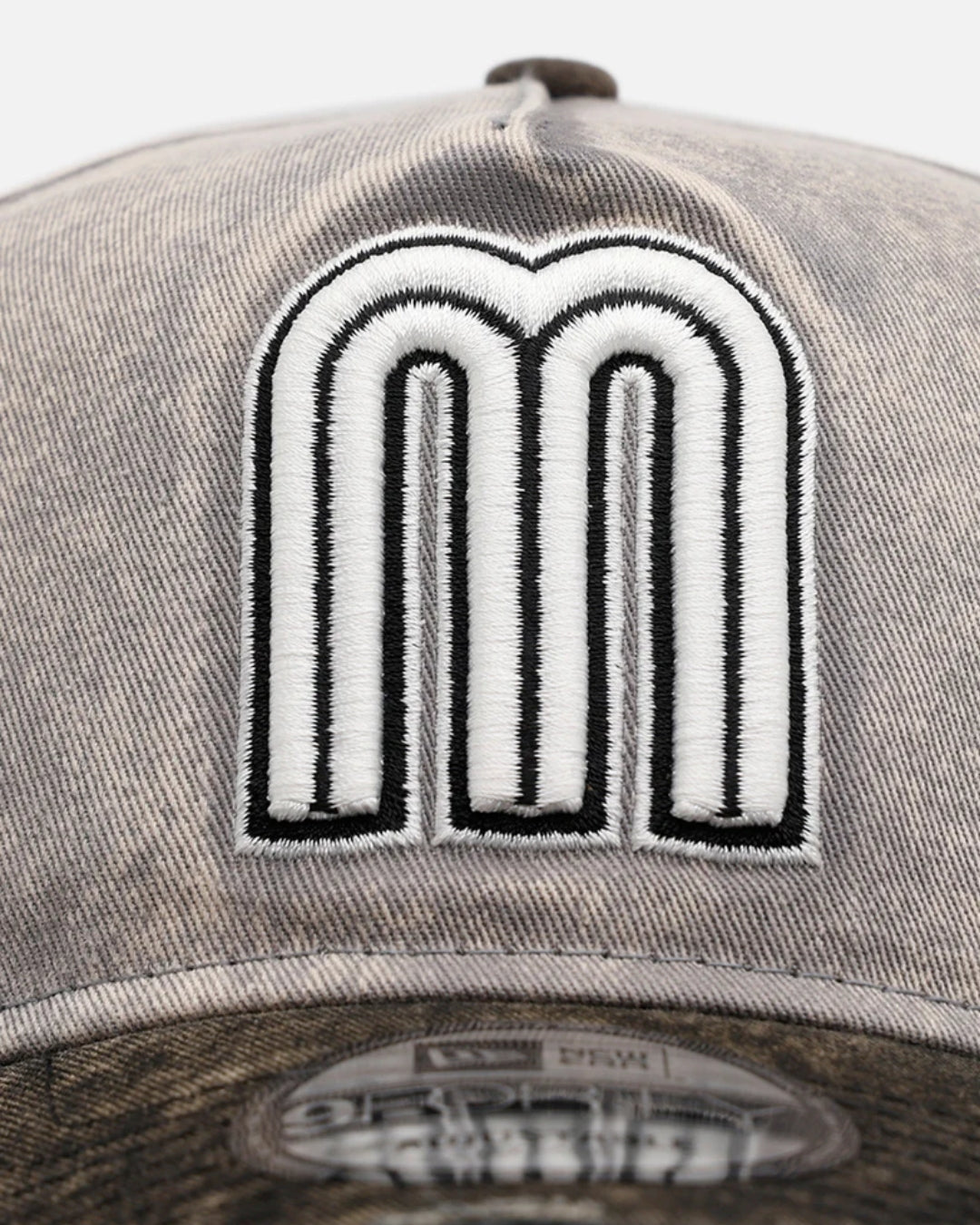 Mexico National Baseball Team 'Washed Storm Gray' 9FORTY A-Frame Snapback
