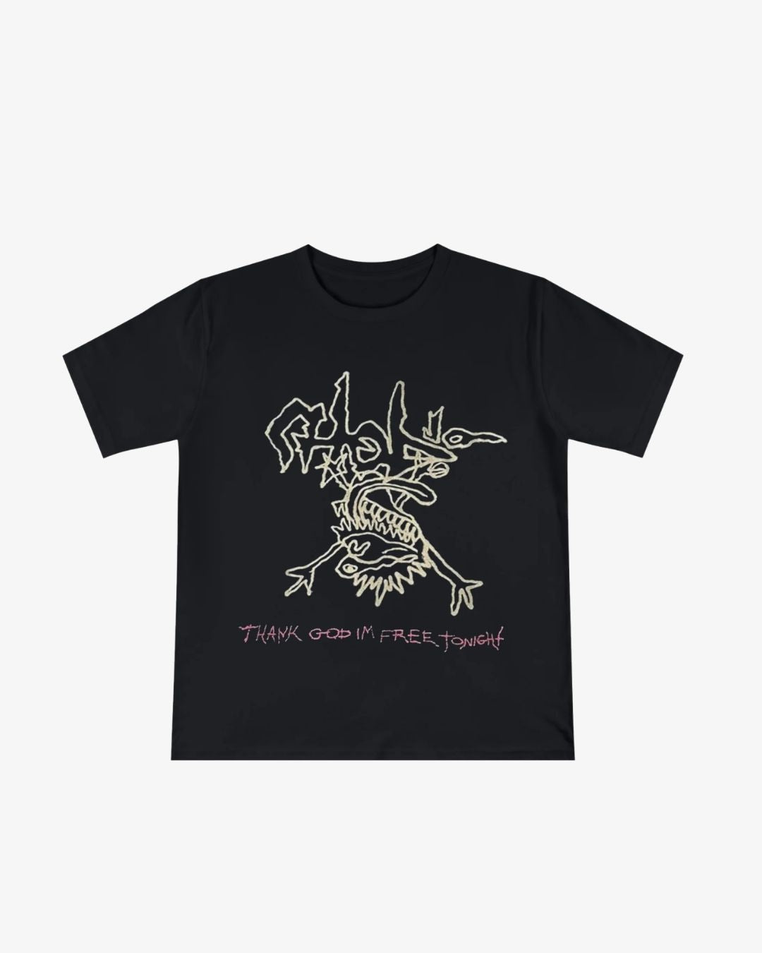 T-Shirt Travis Scott Circus Maximus Utopia Tour “Thank God I’m Free Tonight”