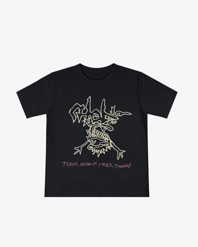 T-Shirt Travis Scott Circus Maximus Utopia Tour “Thank God I’m Free Tonight”