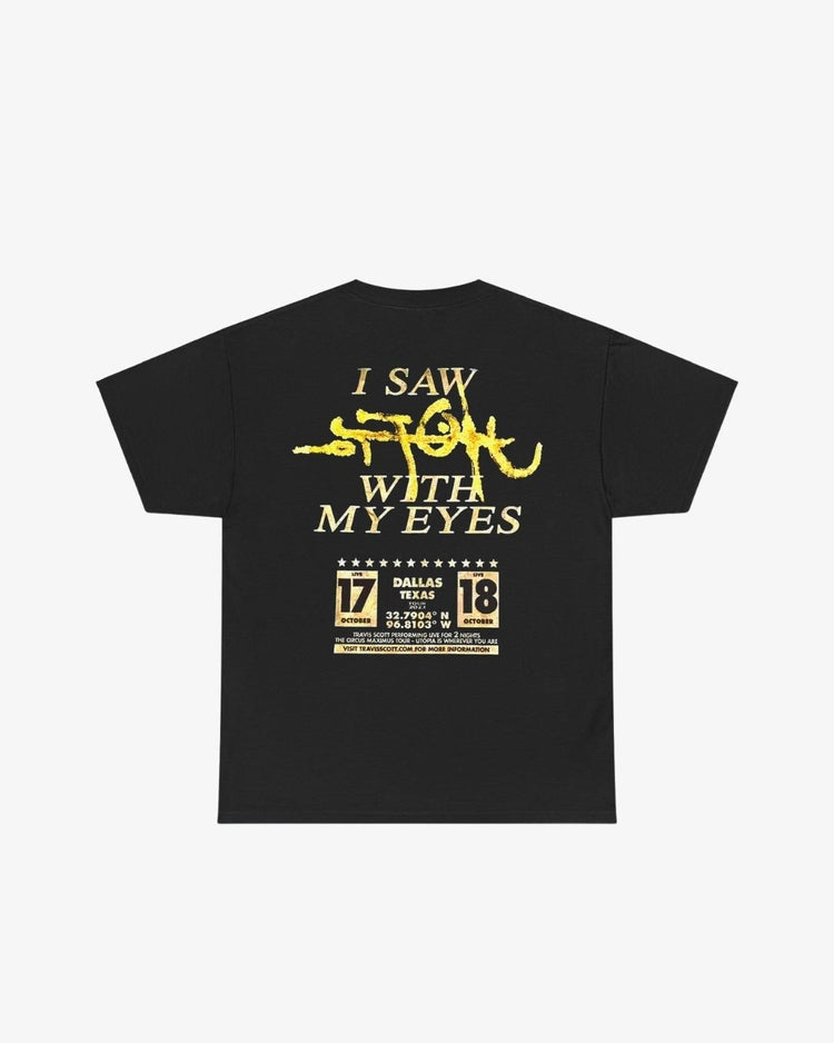 T-shirt Travis Scott Utopia Tour Dallas Texas