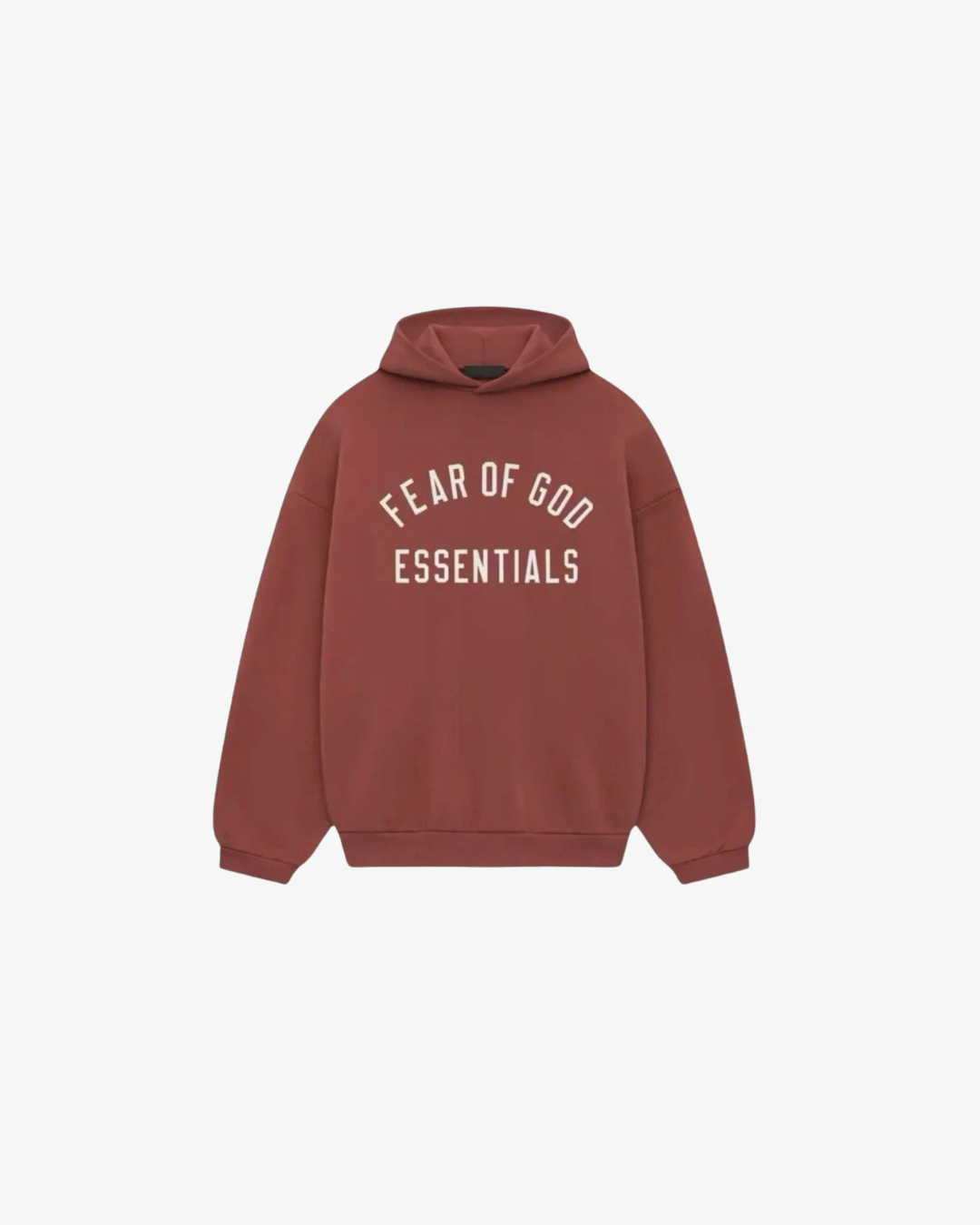 ESSENTIALS Crimson Fleece Hoodie