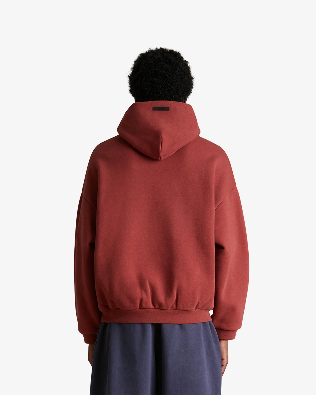 ESSENTIALS Crimson Fleece Hoodie