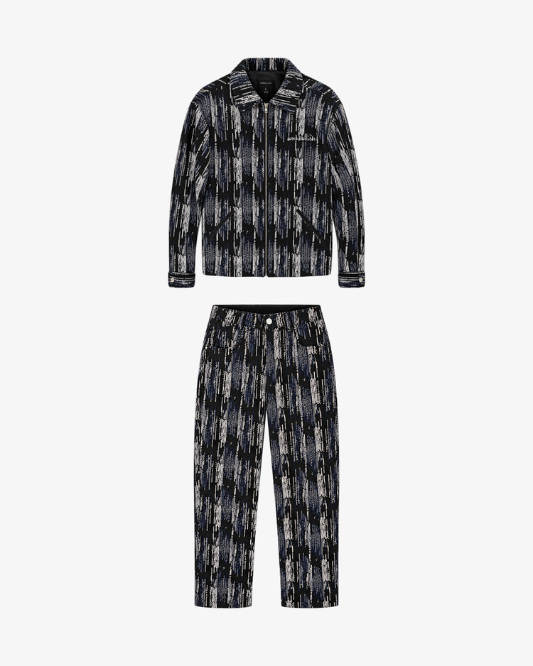 EMBELLISH Black & Silver Embellished Two-Piece Set