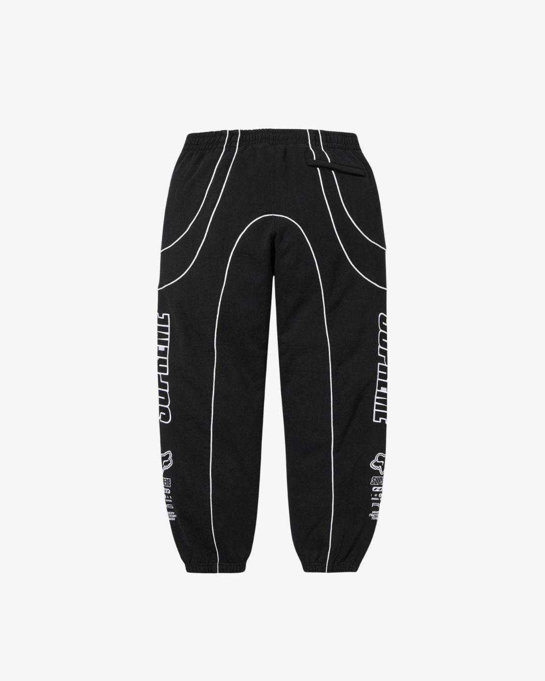 Supreme x Fox Racing Zip Up Hooded Sweatshirt Black