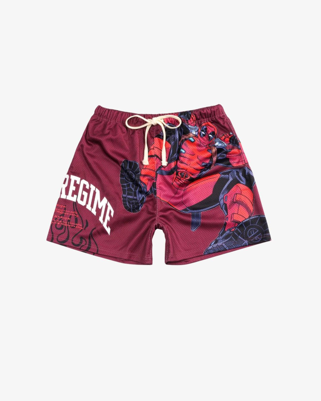 Civil Regime Deadpool “Merc With a Mouth” Mesh Shorts