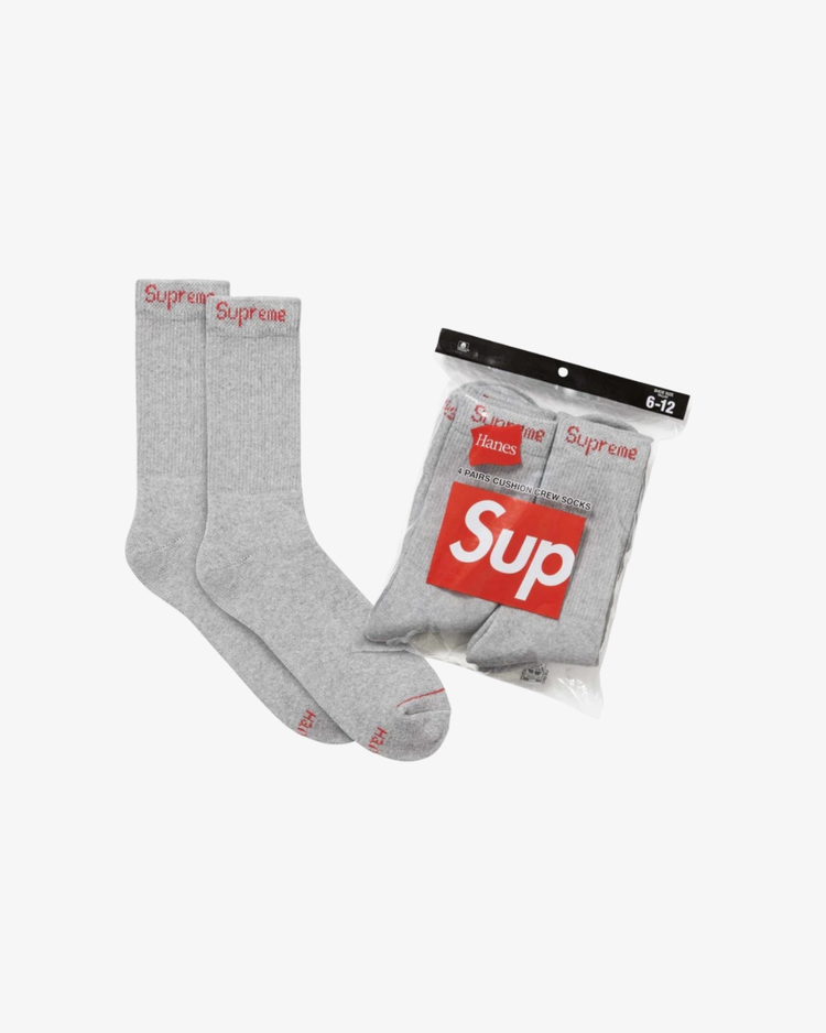 Supreme x Hanes Crew Socks