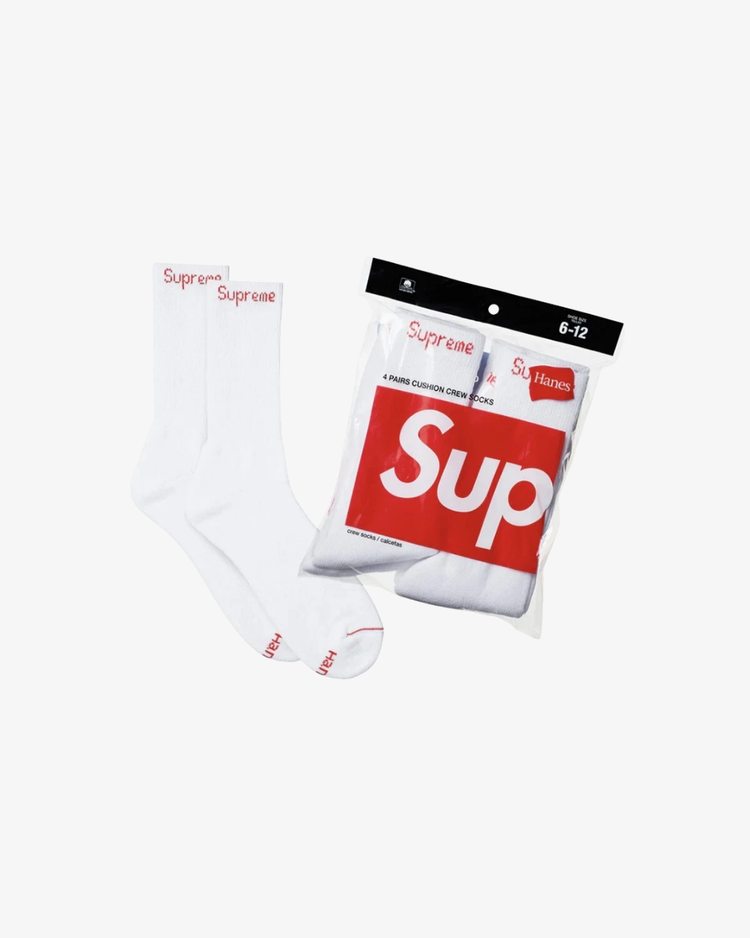 Supreme x Hanes Crew Socks