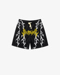 Civil Regime x Wolverine Tribal Black Mesh Shorts