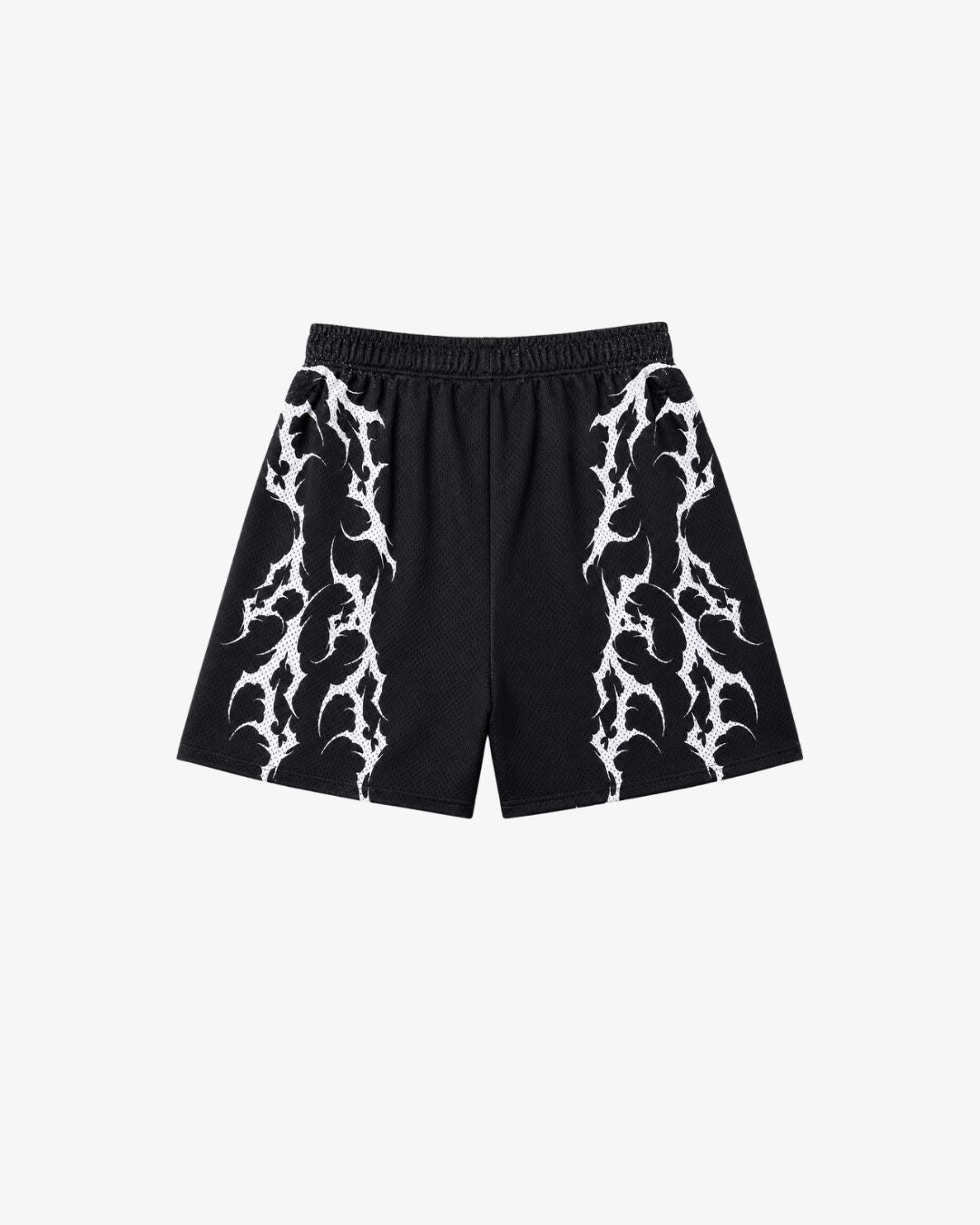Civil Regime x Wolverine Tribal Black Mesh Shorts