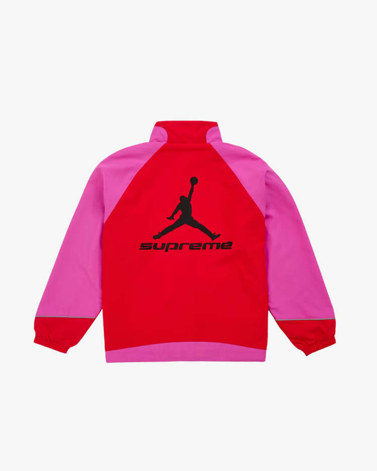 Supreme x Jordan Track Jacket (SS26) – Pink