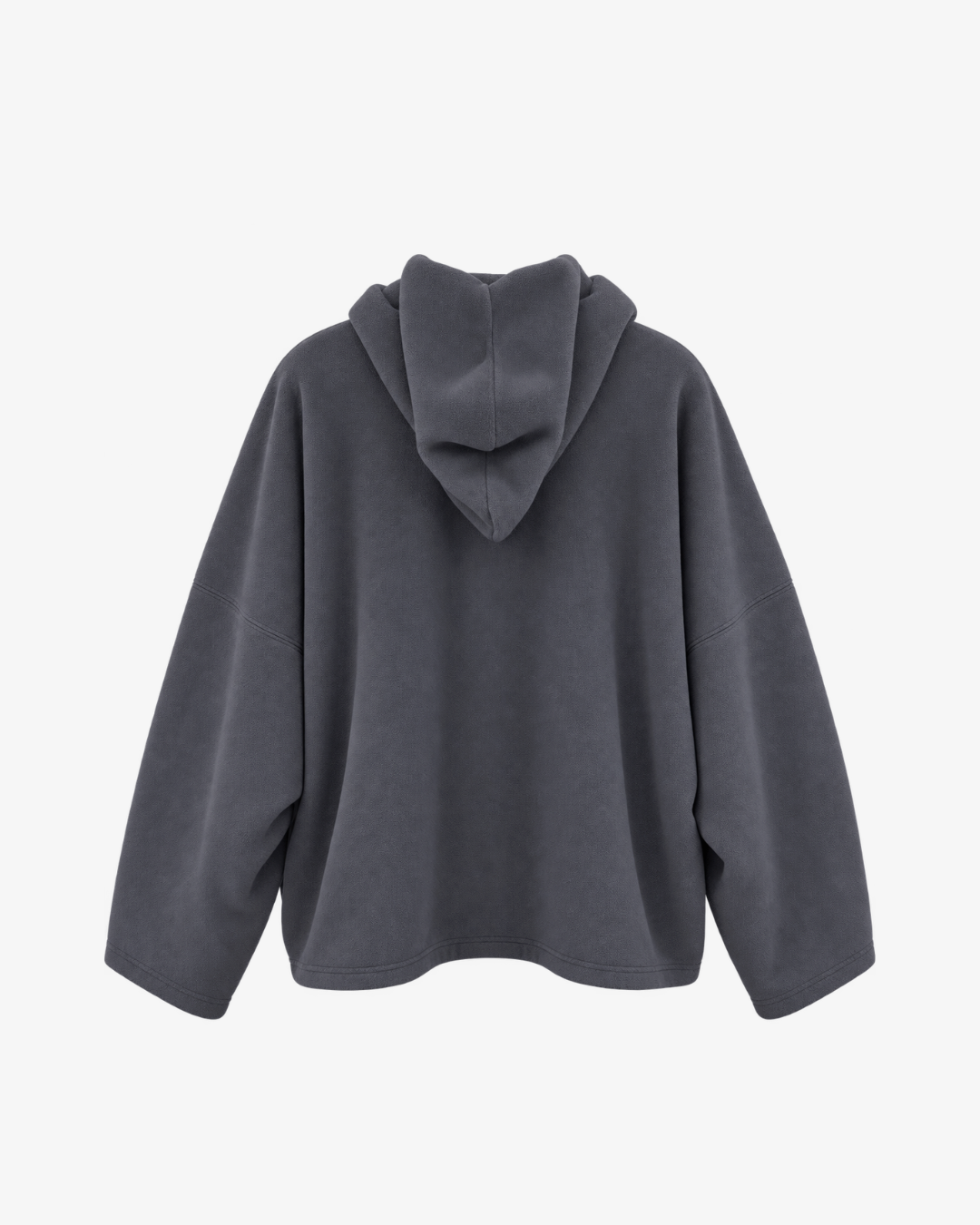 Yeezy Gap Mock Neck Fleece Hoodie 'Dark Grey'