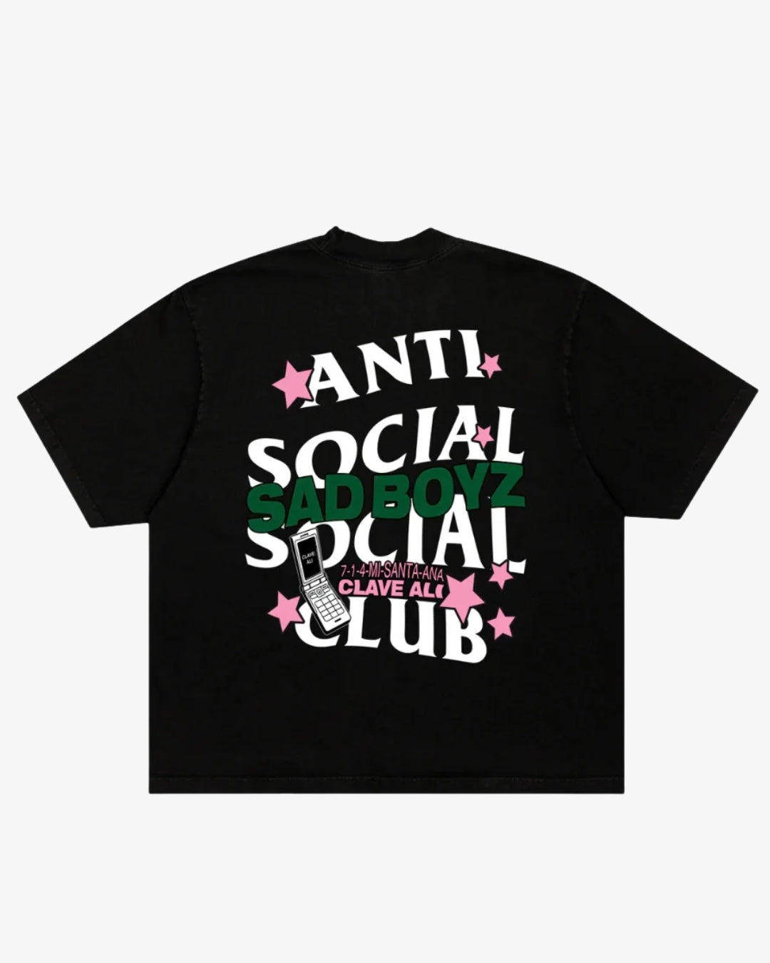T- shirt Anti Social Social Club X Junior H Sad Boyz Clave Ali