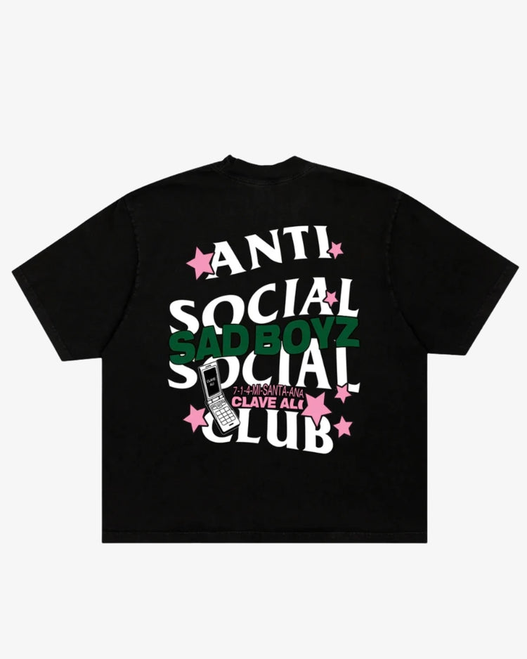 T- shirt Anti Social Social Club X Junior H Sad Boyz Clave Ali