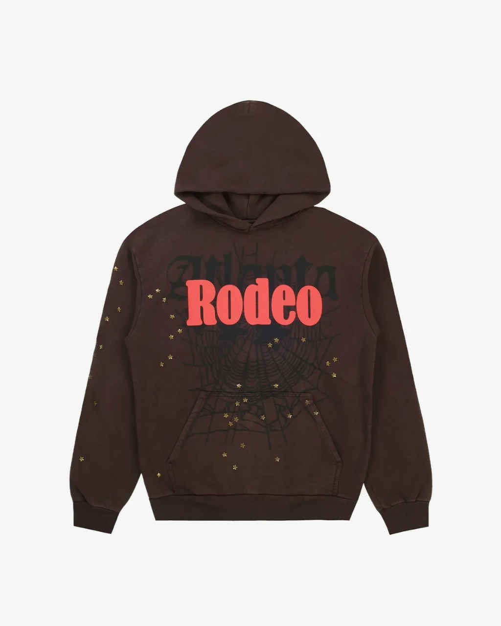 SP5DER x Travis Scott Days Before Rodeo Web Hoodie 'Brown'
