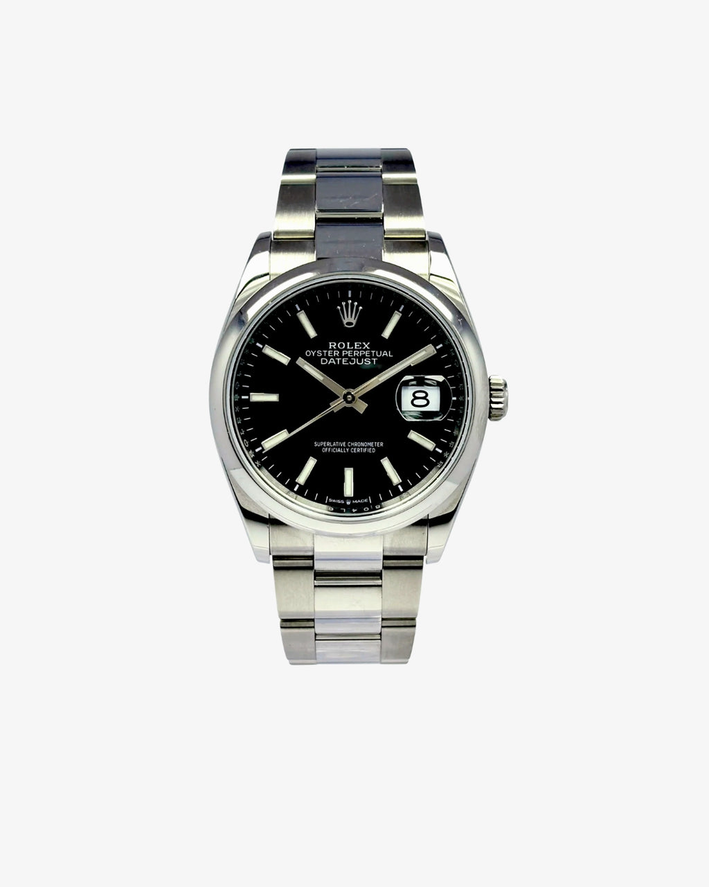 Reloj Rolex Datejust Black Dial 36 126200 Automático