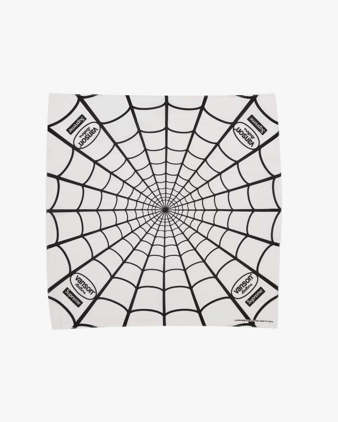 Supreme x Vanson Leathers Spider-Man Bandana