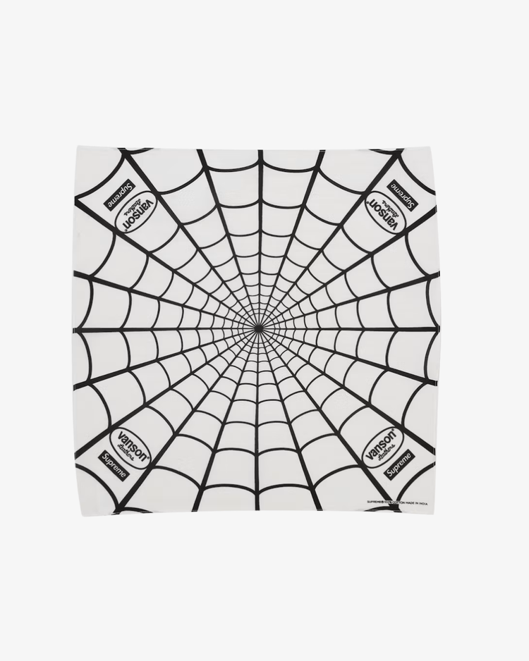 Supreme x Vanson Leathers Spider-Man Bandana