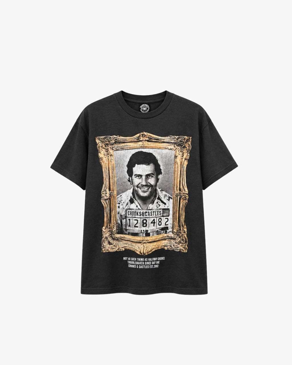 Crooks & Castles Mugshot Tee – Black
