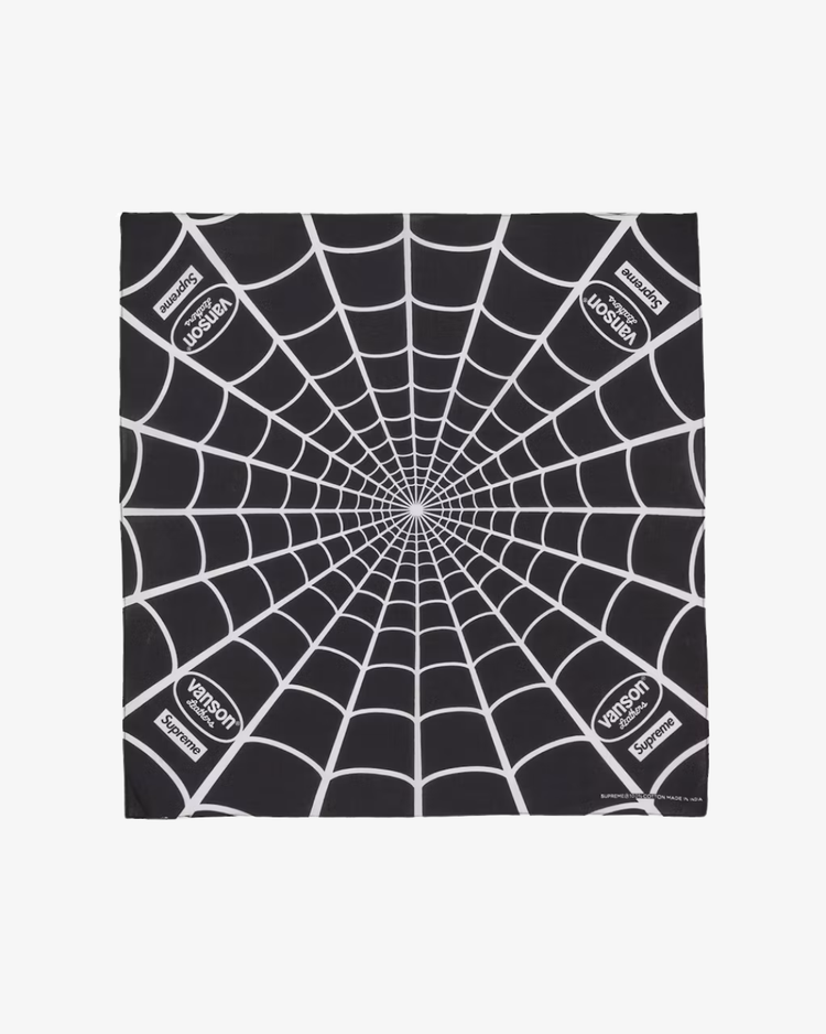 Supreme x Vanson Leathers Spider-Man Bandana
