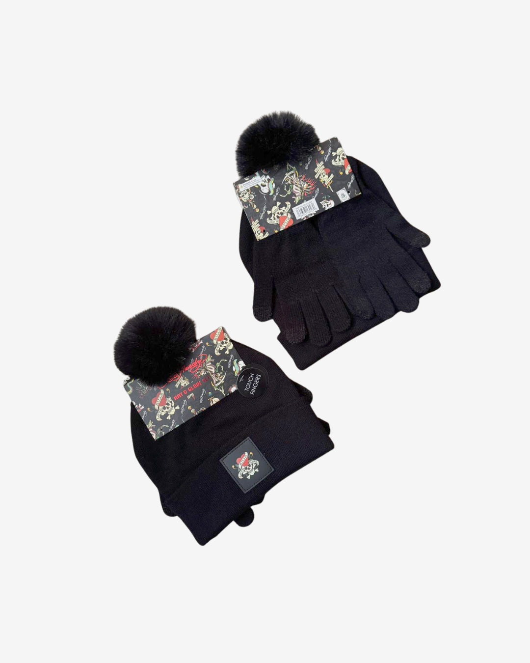 Ed Hardy Hat + Gloves Set